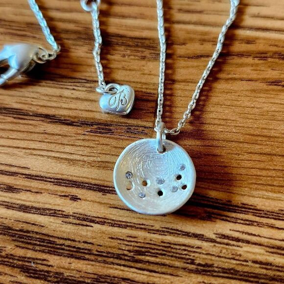 BRIGHTON "Cosmos" Brushed Silver and Crystal Necklace BOHEMIAN - Picture 2 of 6